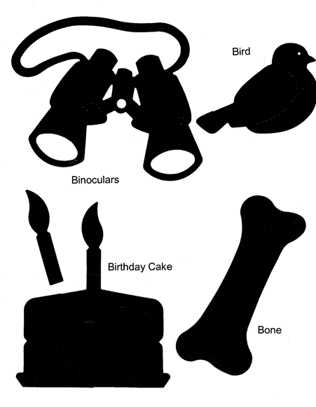 Ellison Die Binoculars, Bird, Birthday Cake, Bone