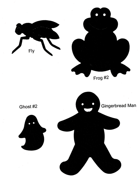 Ellison Die Fly, Frog, Ghost, Gingerbread Man