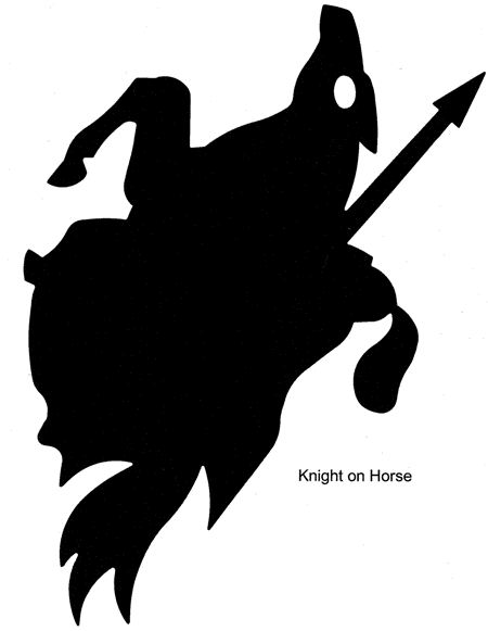 Ellison Die Knight on Horse
