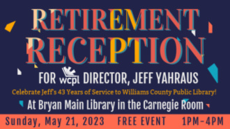 Retirement Reception for WCPL Director, Jeff Yahraus